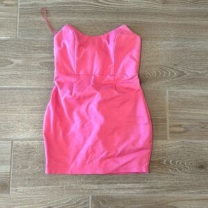 Bright Pink Superdown Dress